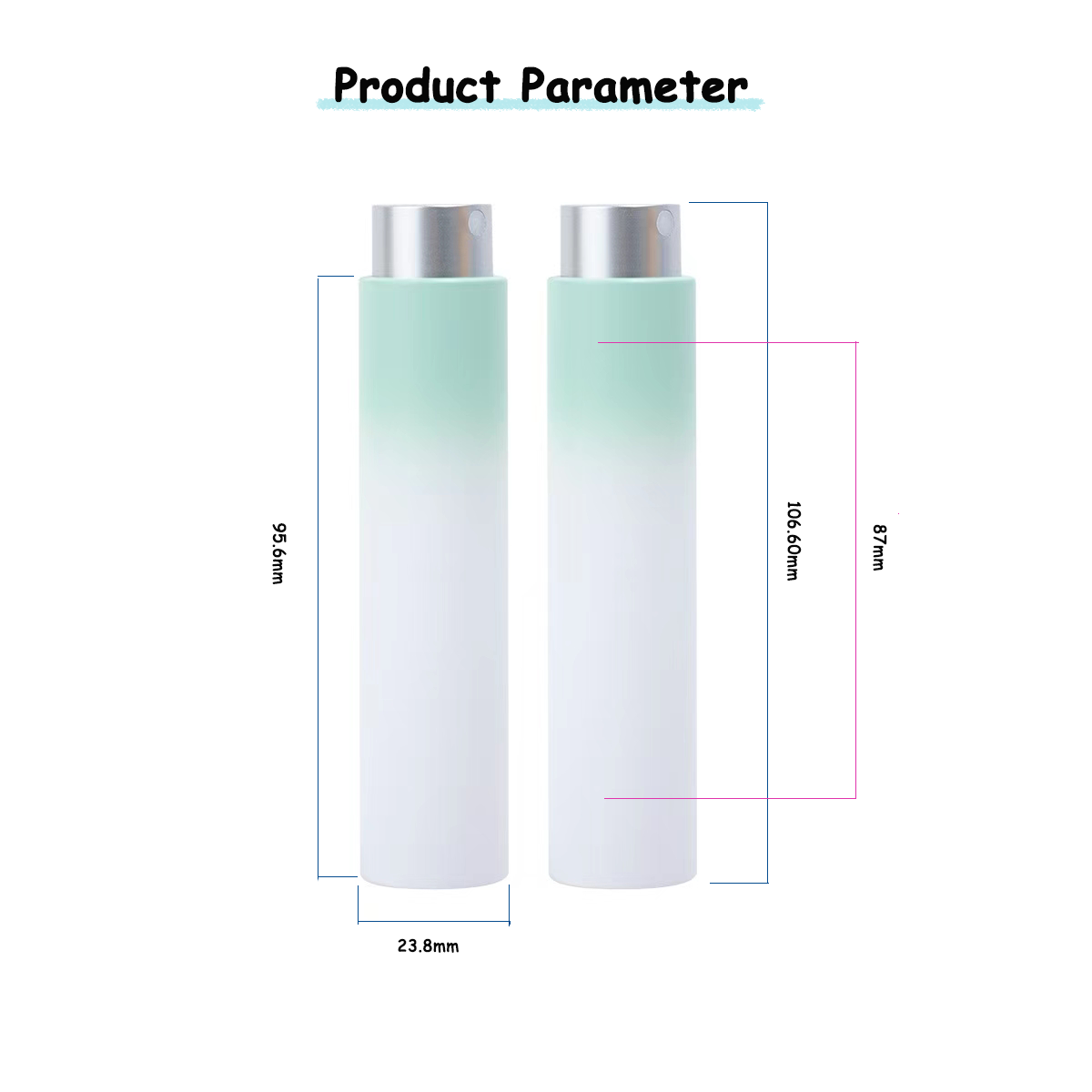 10ml Twist Up Spray Aluminum Pocket Travel Mini Refillable Perfume Bottle Hot Sale Small Travel Twist Perfume Atomizer 10ml