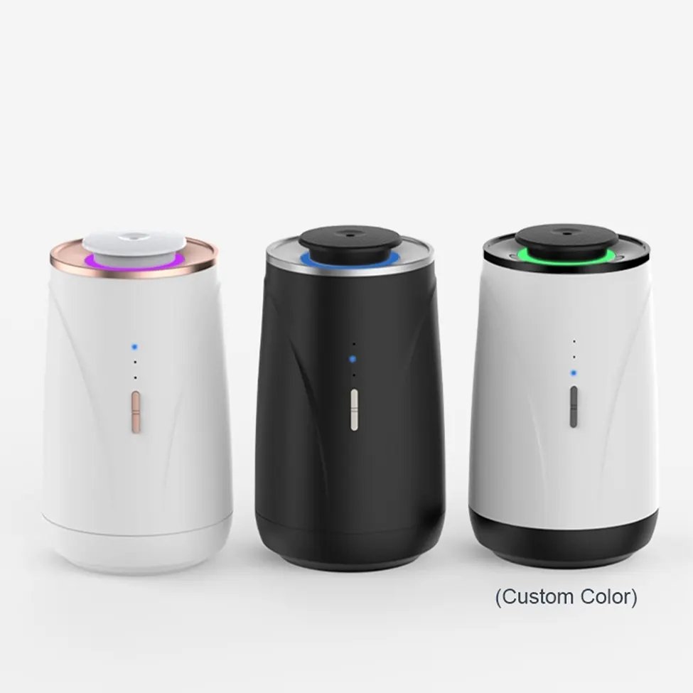 Customize Smart Sensor 10ml Breathing LED Light Pure Perfume Oil Automatic Air Freshener Car