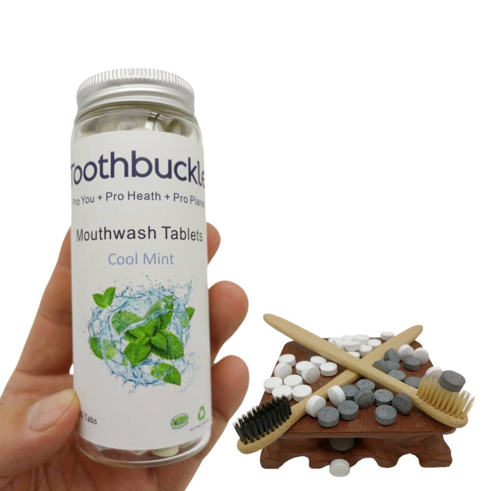 2024 Wholesale Mouth wash Tablet Herbal Fluoride Dental Effervescent Chewing Mouthwash Tablets