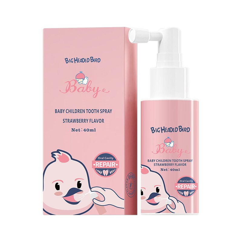 breath freshener strawberry orange flavor anti cavity oral care fresh natural clean taste for baby children tooth spray