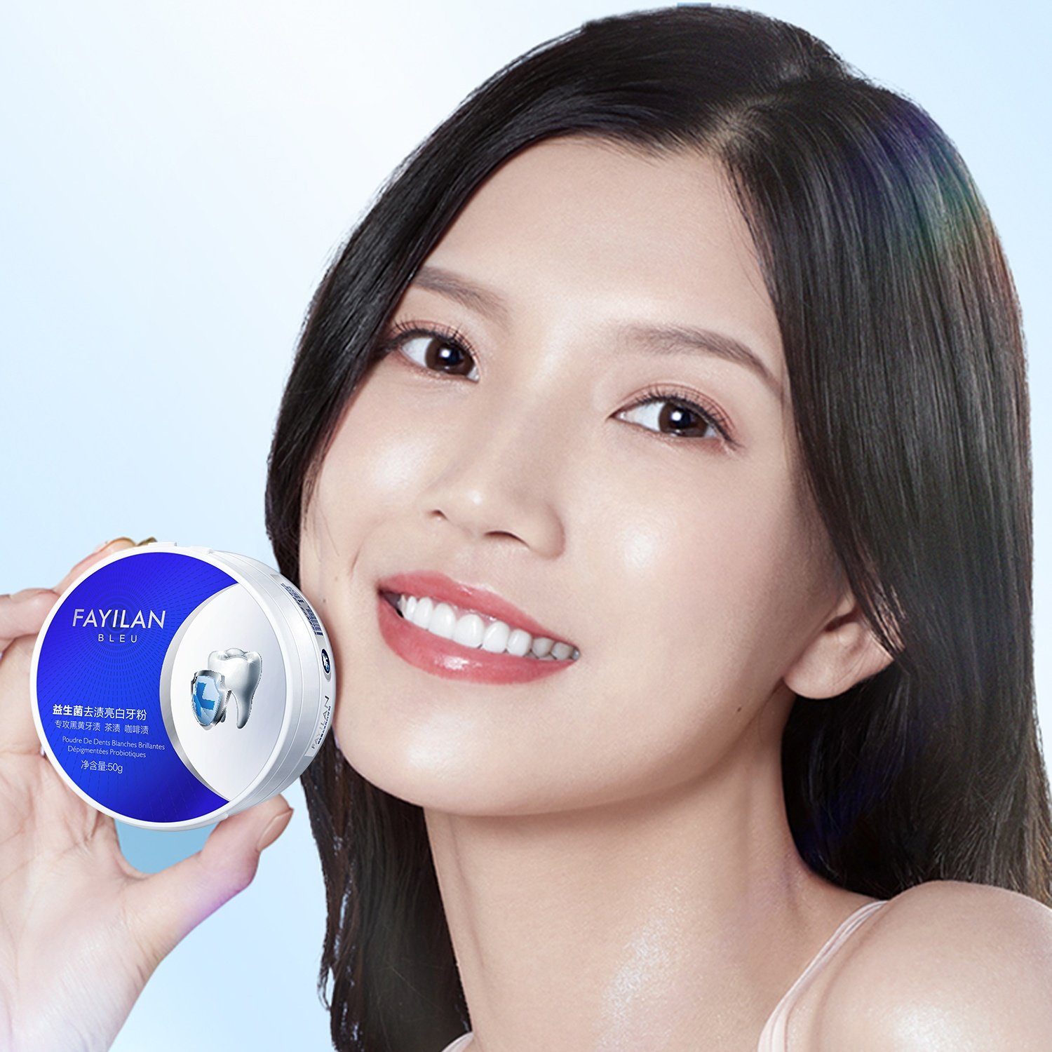 Remineralizing Teeth Whitening Powder Probiotic Bright Pearl Breath Freshener Tooth Stain Remover Polisher Shine Tooth Powder