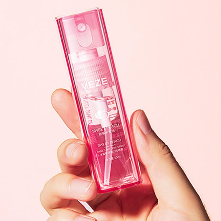 New Product Peach/Mint Mouth Spray Fresh Breath Water Mist Small Portable Oral Freshener