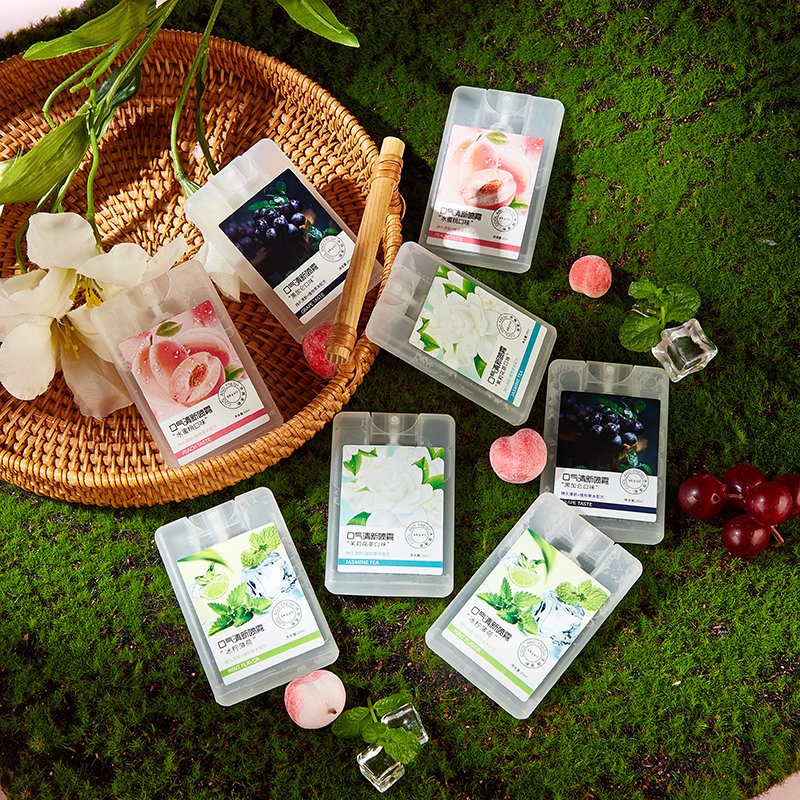 Portable Fruity Flavor Bad Breath Remove Perfume Mist Mouth Odor Breath Control Spray Oral Spray
