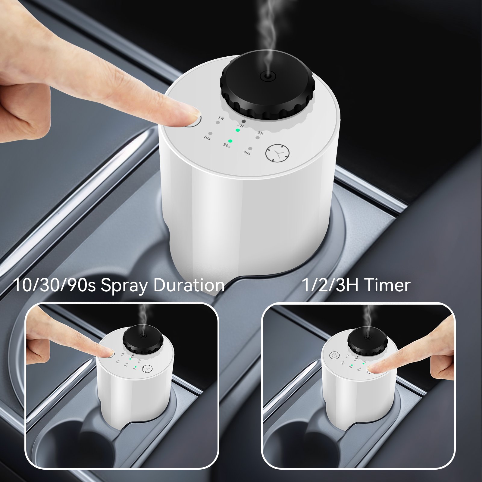 Hot Sale Air Scent Diffuser Machine Popular Household Waterless Fragrance Nebulizer Electric USB Aroma Diffuser For Car