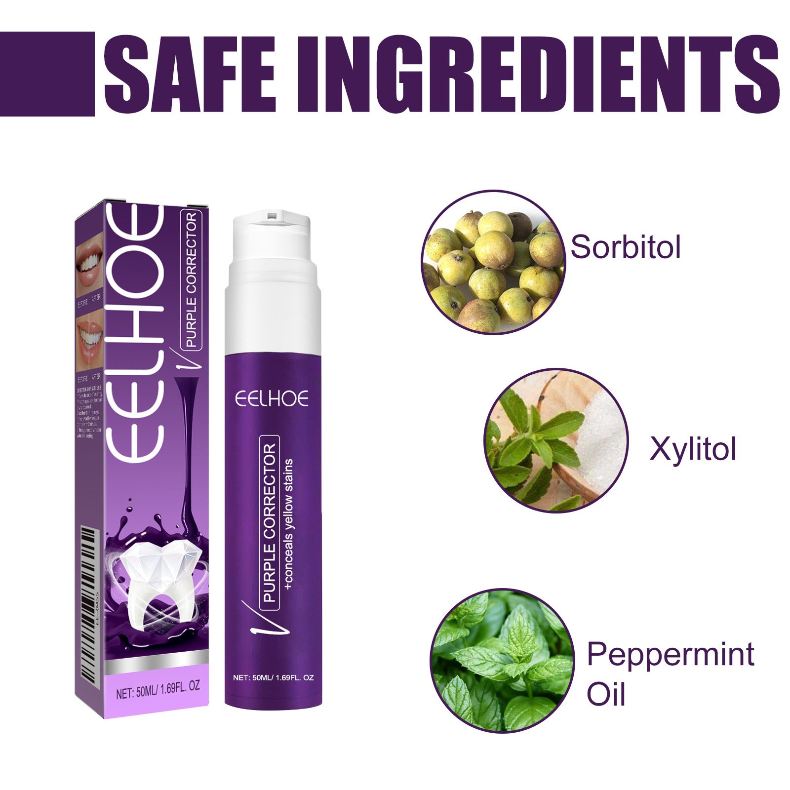 EELHOE OEM Remove Plaque Stains Care Toothpaste Corrector Teeth Mouth Breathing Freshener Whitening Sensitive Teeth Toothpaste