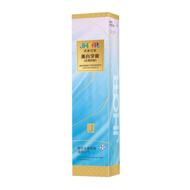 JIYOUMEIJIA Niacinamide whitens and freshens breath reduces tartar and plaque fresh-tasting toothpaste