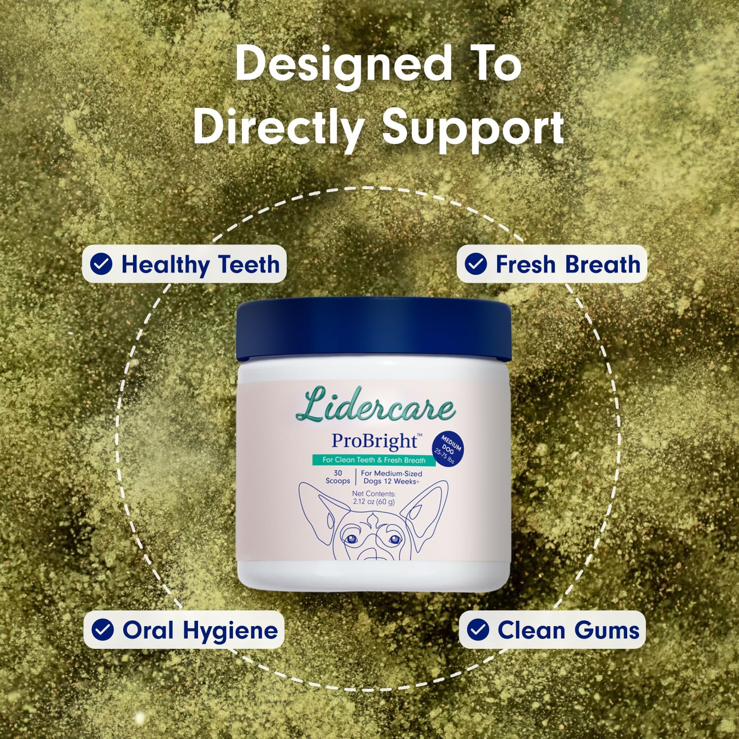 Custom Clean Teeth And Fresh Breath Pet Toothpaste For Medium-Sized Dogs toothpaste 60G