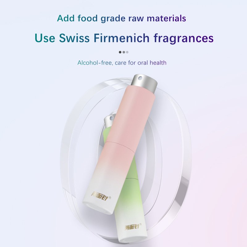 Wholesale 9ml Portable Breath Fresheners Multi Flavor Oral Spray Custom Logo Perfume Mouth Spray For Bad Breath