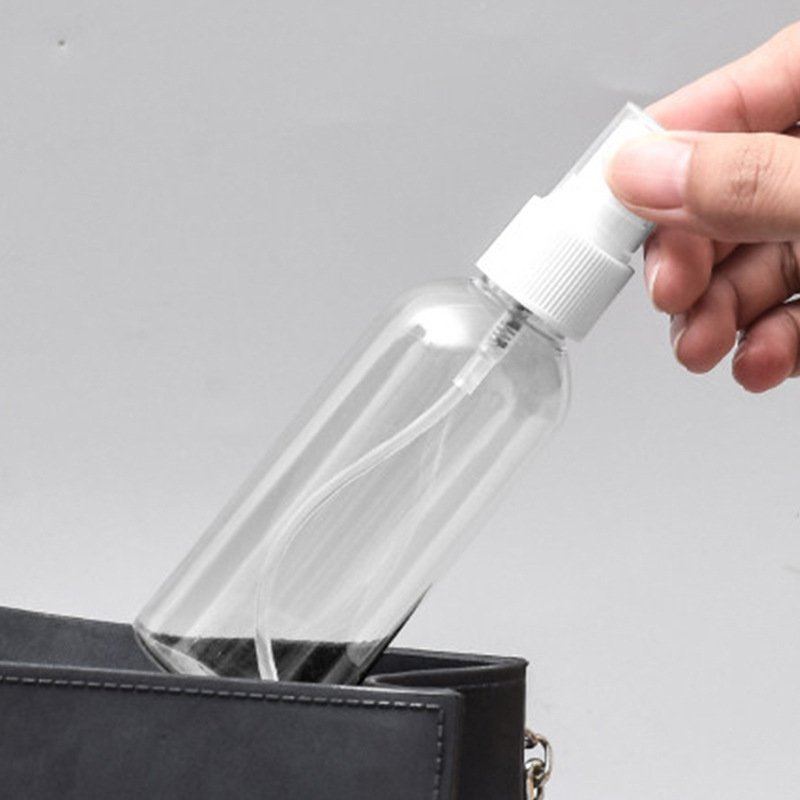 10ml 30 Ml 50ml 60ml 75ml 80ml 100ml 500ml Clear Pet Plastic Breath Freshener Perfume Alchhol Hand Sanitzser Pocket Spray Bottle