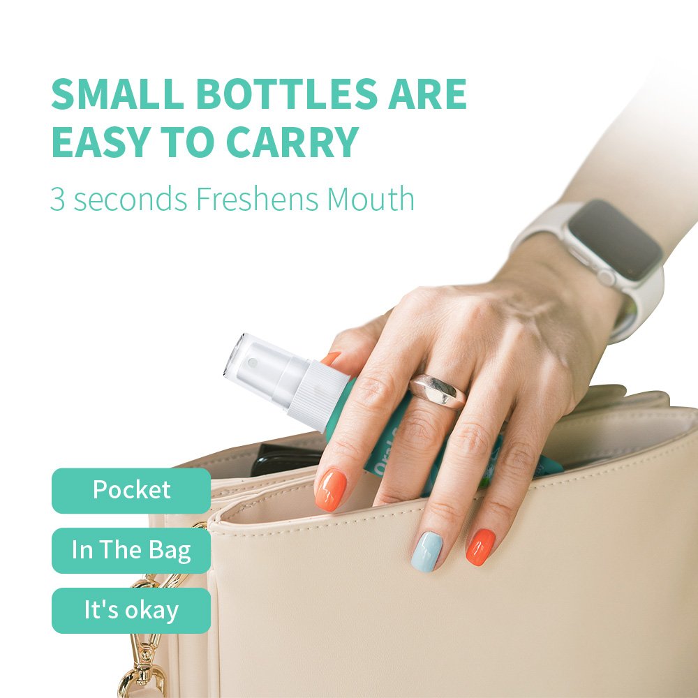 Herbal Halitosis with Oral Fresh Spray The Oral Freshening Spray Lasts Long-lasting Freshness Natural Fresh Breath Mouth Spray
