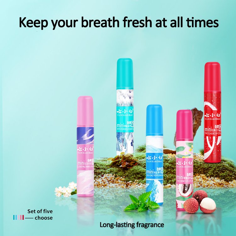 Wholesale Oem probiotics 0 Alcohol Manuka Honey Portable mouth spray before kiss different Flavor Reduce Odor Breath Fresheners