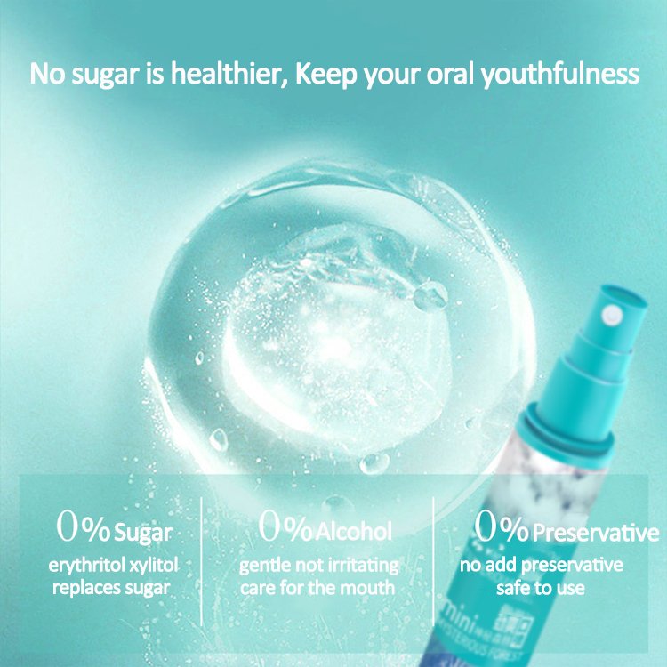 Wholesale Oem probiotics 0 Alcohol Manuka Honey Portable mouth spray before kiss different Flavor Reduce Odor Breath Fresheners