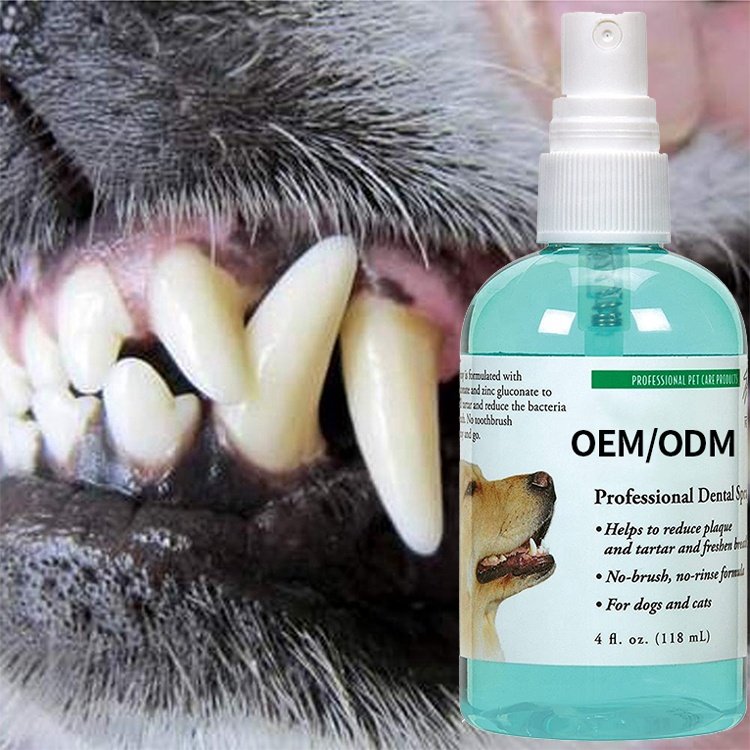 Dog Mouth Fresh Spray Pet Tooth Cleaning Prevent Tooth Decay Spray Safe Remove Odor Breath Freshener for Pet