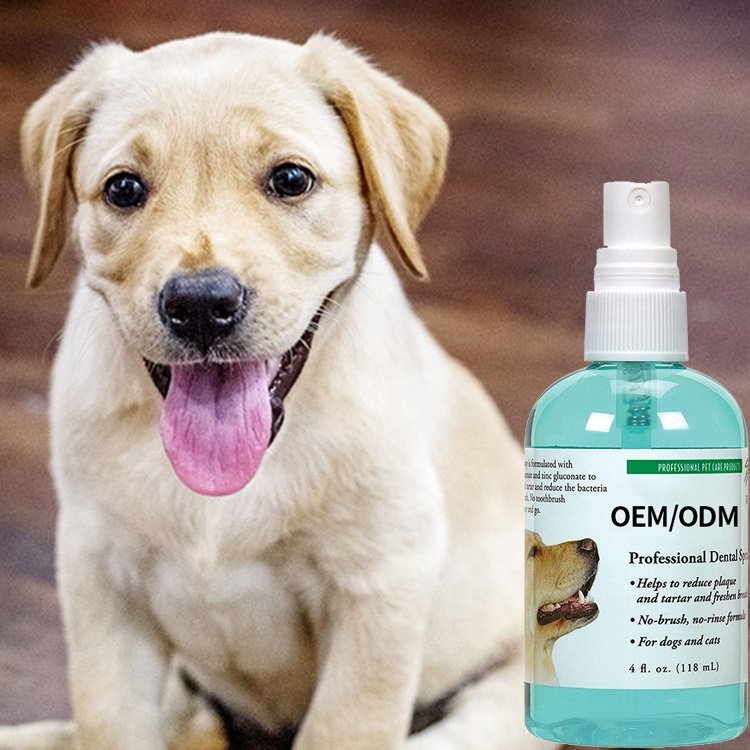 Dog Mouth Fresh Spray Pet Tooth Cleaning Prevent Tooth Decay Spray Safe Remove Odor Breath Freshener for Pet