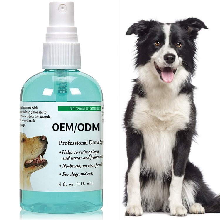 Dog Mouth Fresh Spray Pet Tooth Cleaning Prevent Tooth Decay Spray Safe Remove Odor Breath Freshener for Pet