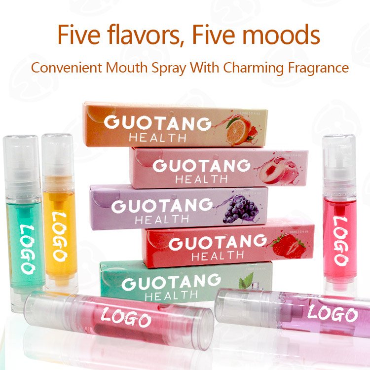 Private label mouth spray Multi effect breath refreshing fruit sprays best oral mouth freshener spray for bad breath