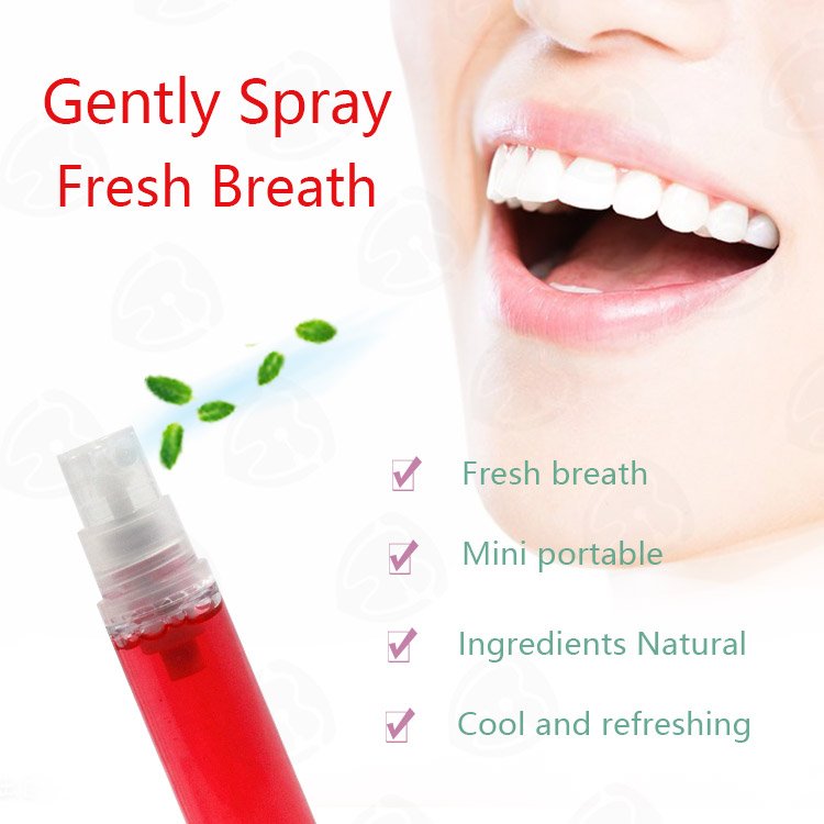 Private label mouth spray Multi effect breath refreshing fruit sprays best oral mouth freshener spray for bad breath