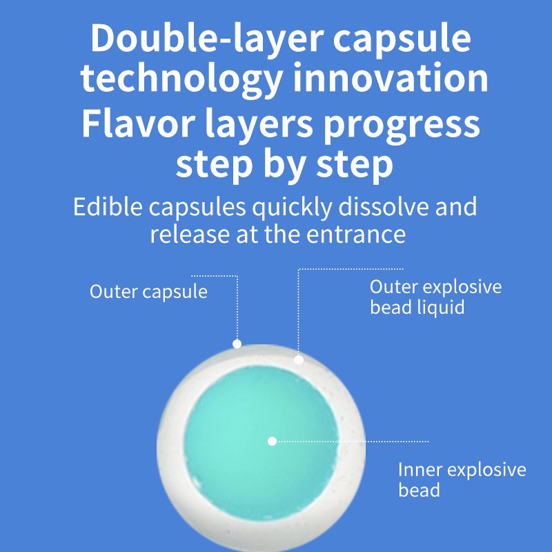 Mouth mint Breath Freshener Cleans The Mouth Removes Smoke Smell Removes Bad Breath Air Freshener Breath double capsule