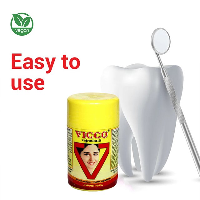 Vicco Vajradanti Herbal Toothpowder-100g