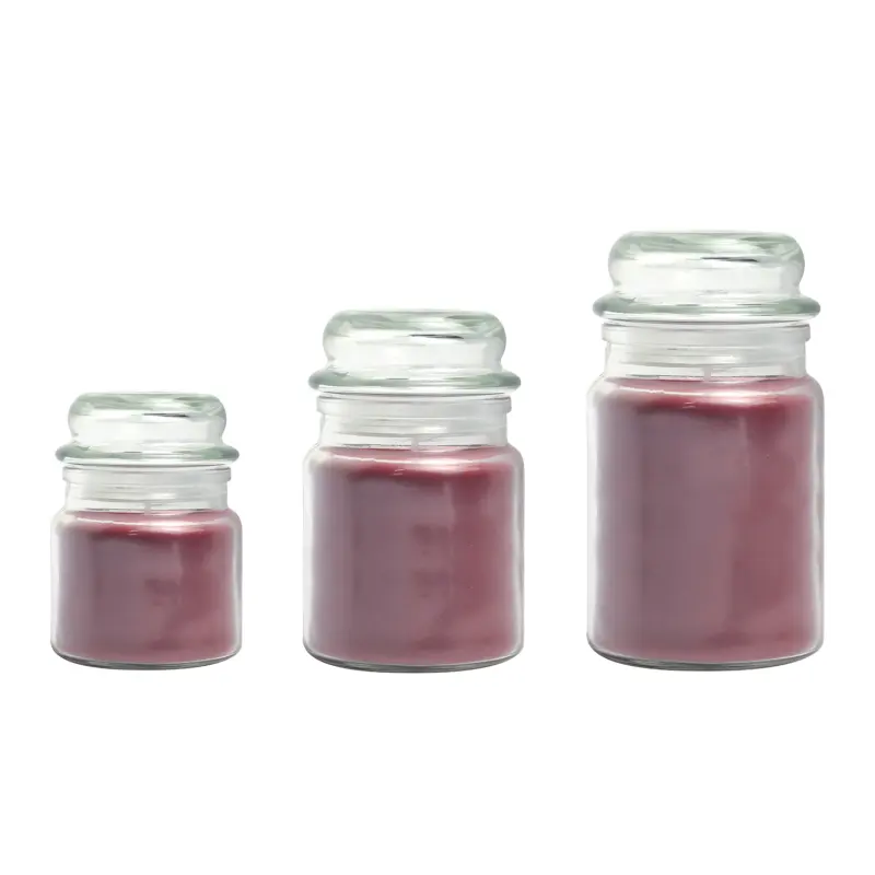Daily aroma air freshener - scented candles in rounded jars. Ideal for home fragrance. Suitable for both indoor and outdoor use
