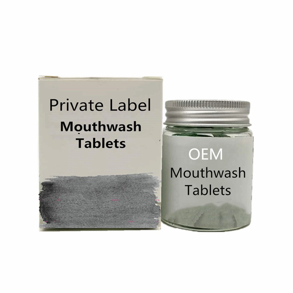 Natural Mouthwash Tablets for Oral Refreshing Breath perfect for travel