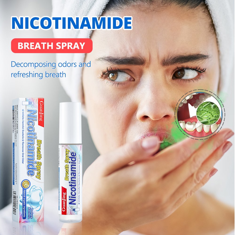 Guanjing Lemon Extract Breath Fresheners Remove Bad Breath Perfume Nicotinamide Fresh Breath Mouth Spray
