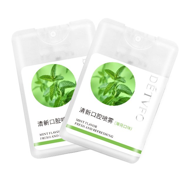 Private Label High Quality Portable Sweet Peach Refreshing Breath Oral Mouth Spray Mint Oral Spray for Bad Breath