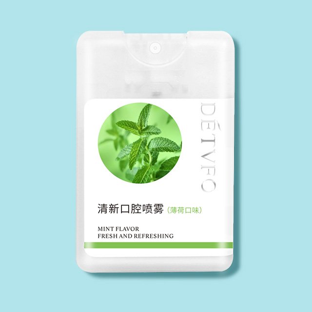 Private Label High Quality Portable Sweet Peach Refreshing Breath Oral Mouth Spray Mint Oral Spray for Bad Breath