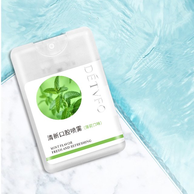 Private Label High Quality Portable Sweet Peach Refreshing Breath Oral Mouth Spray Mint Oral Spray for Bad Breath