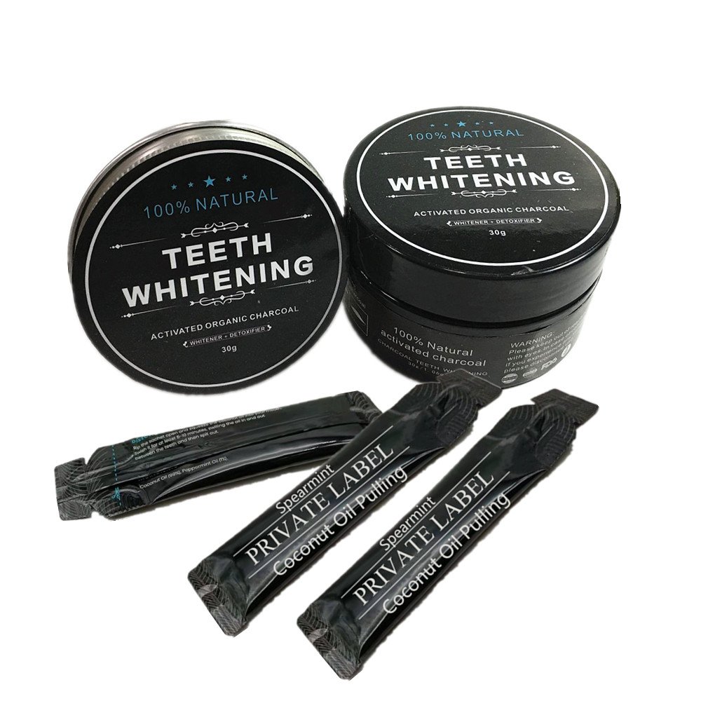 Private Label Coconut Oil Pulling Mouthwash Virgin Coconut Oil with Mint Flavor