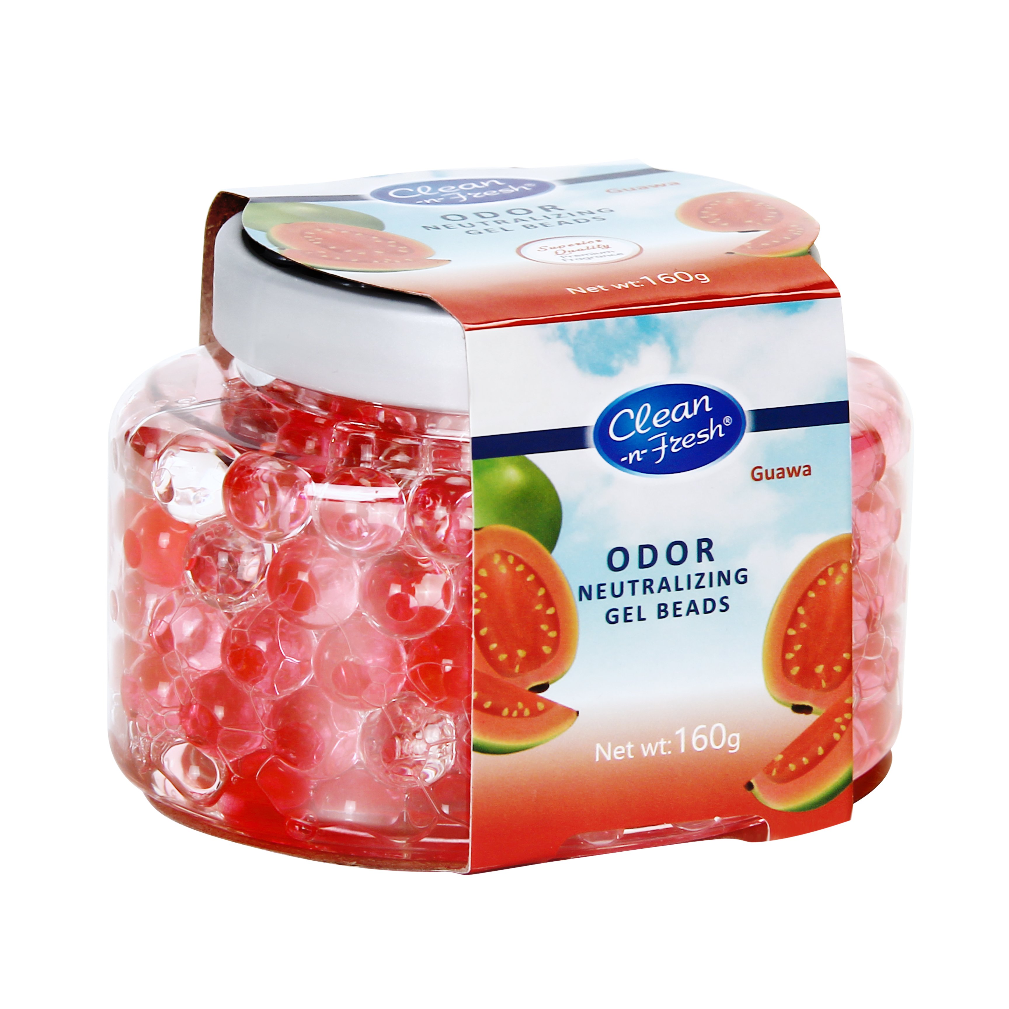 Breathe Easy with Clean Air 160g Gel Odor Eliminator Beads with Neutralizing Power