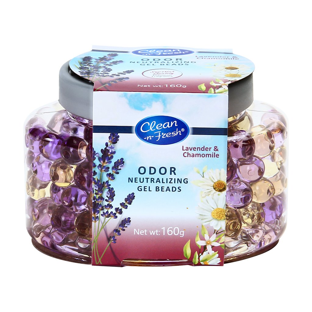 Breathe Easy with Clean Air 160g Gel Odor Eliminator Beads with Neutralizing Power