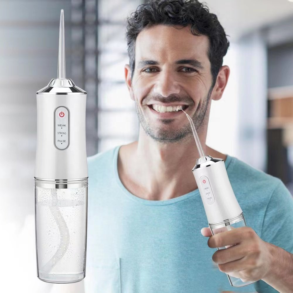 Wholesale Portable Mini Oral Irrigator Home Travel Dental Floss Water Flosser IPX7 Waterproof Electric Teeth Cleaning Device