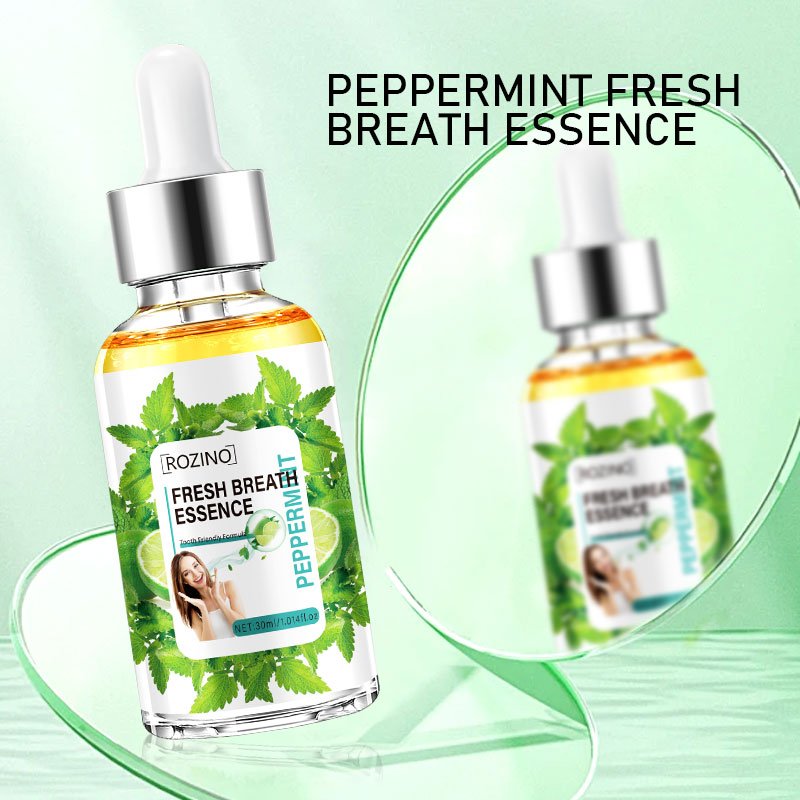 Mint breath refreshing essence, lasting fresh breath, remove odor, refresh, clean mouth and care for teeth