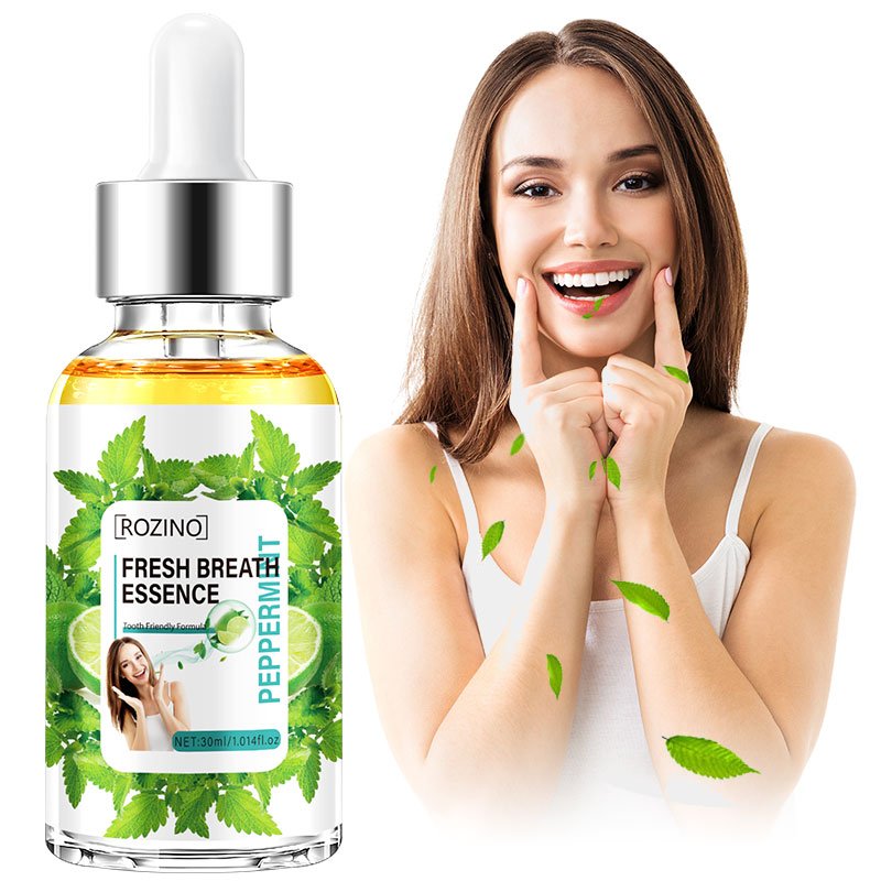 Mint breath refreshing essence, lasting fresh breath, remove odor, refresh, clean mouth and care for teeth