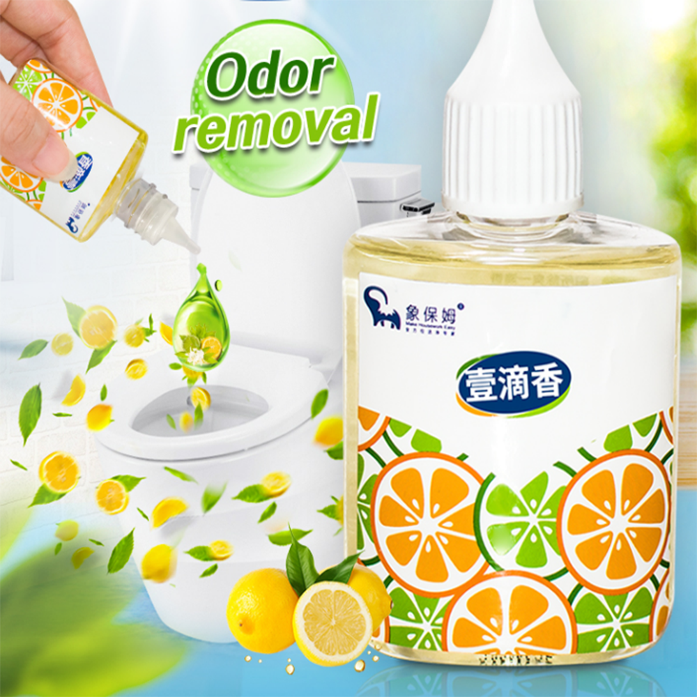 50ml Toilet Odor Eliminator Bottle Toilet Deodorizer Drops Automatic Toilet Odor Neutralizer Bamboo Charcoal Air freshener