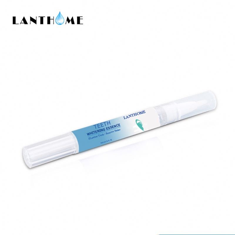 LANTHOME Wholesale Private Label 4ML Natural Organic Teeth Care Teeth Whitening Liquid Cleaning Dental Dentifrice Gel Pen