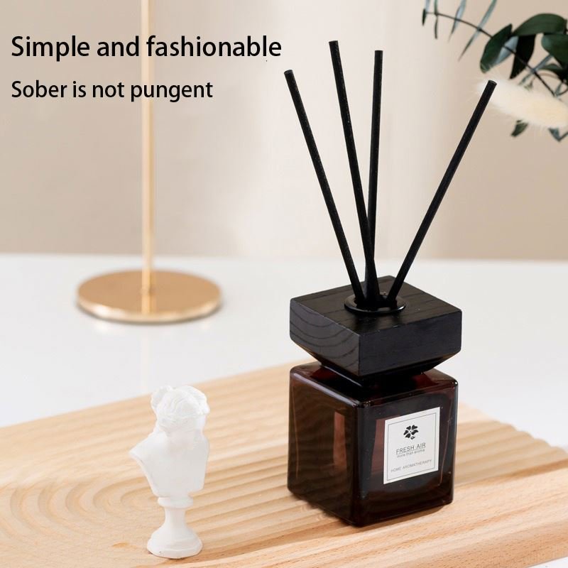 Indoor air freshener A reed diffuser with a fragrance essential oil that freshens the air for lasting fragrance