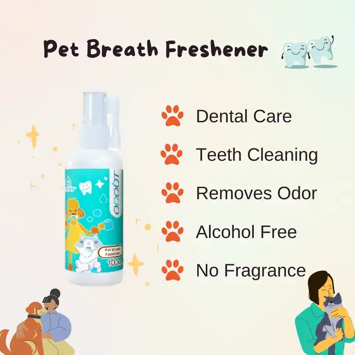 pet dog breath spray