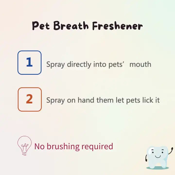 pet dog breath spray