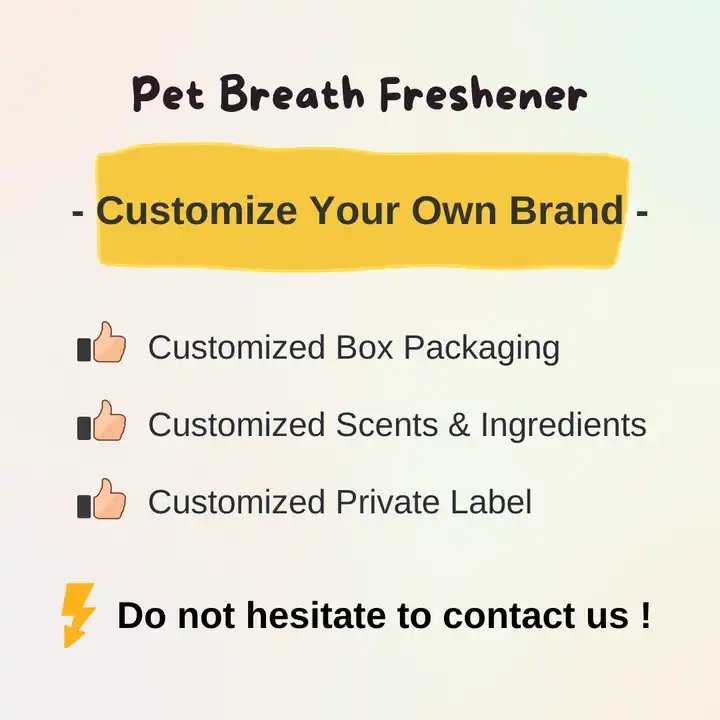 pet dog breath spray