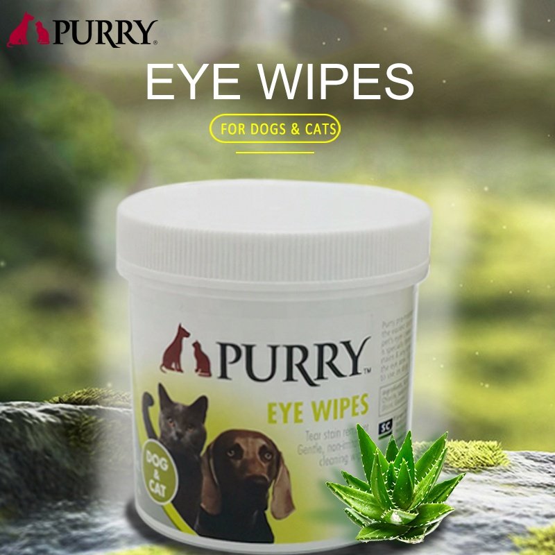 Pet dental wipe care small round clean teeth remove tartar and gum massage and freshen breath for dog & cat