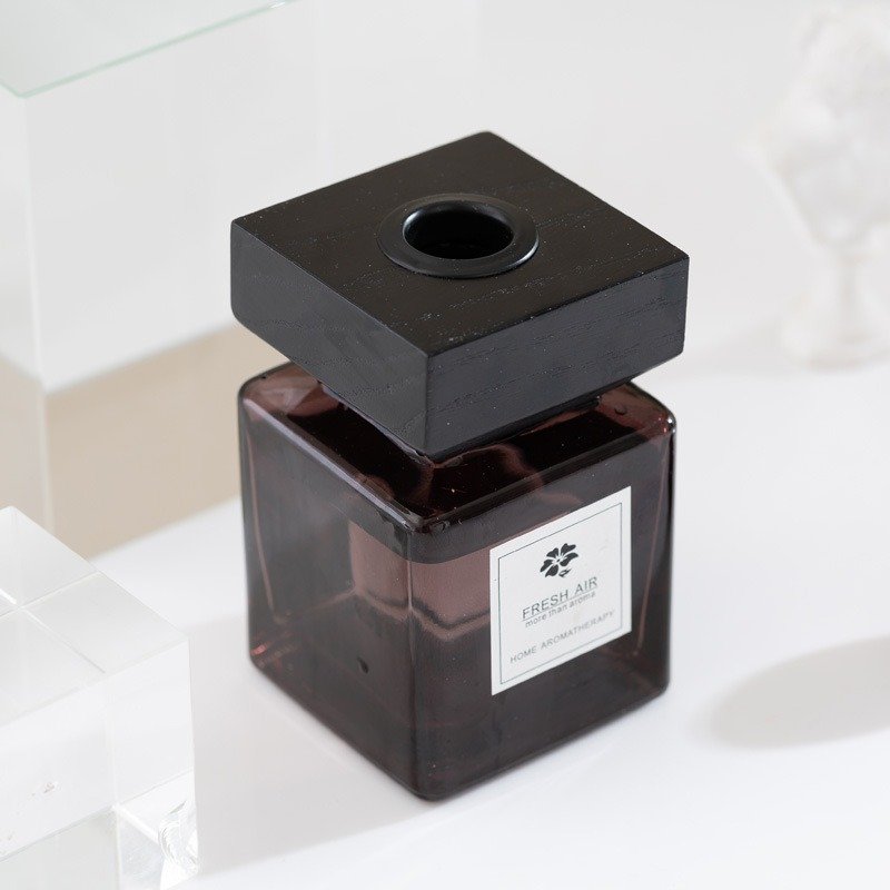 Indoor air freshener A reed diffuser with a fragrance essential oil that freshens the air for lasting fragrance