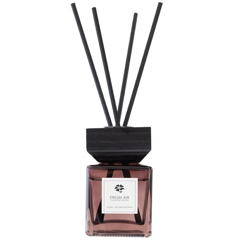 Indoor air freshener A reed diffuser with a fragrance essential oil that freshens the air for lasting fragrance