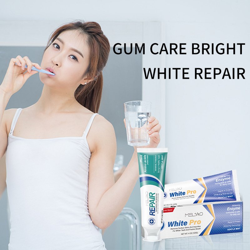 Tooth Paste Mouth Freshener Breath Refresher Teeth Cleaning Care Enzyme Whitening Toothpaste With Amino Acid
