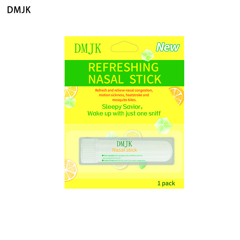 Flower Fragrant Mint Nasal Inhaler Refreshing Oil Nose Stopper Patch Type Nose Breathing Device