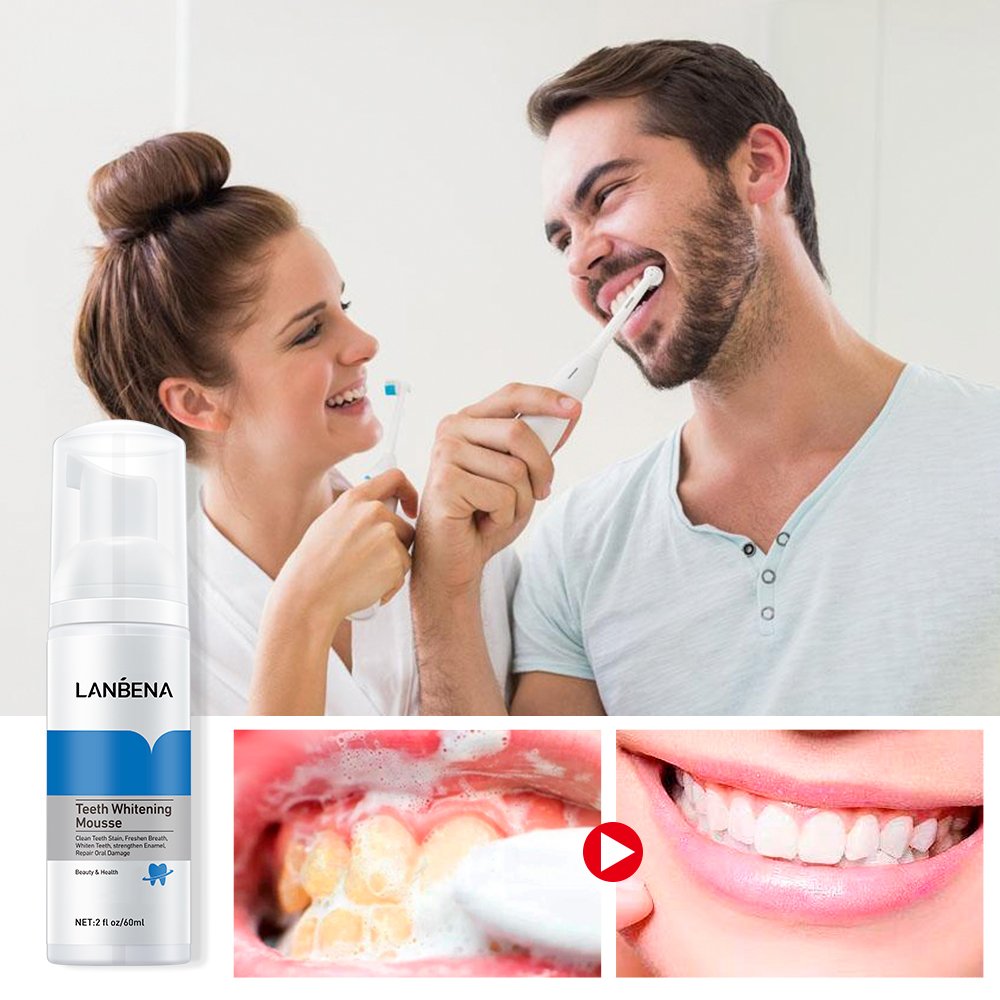 LANBENA teeth cleanser mousse teeth whitening foam wash