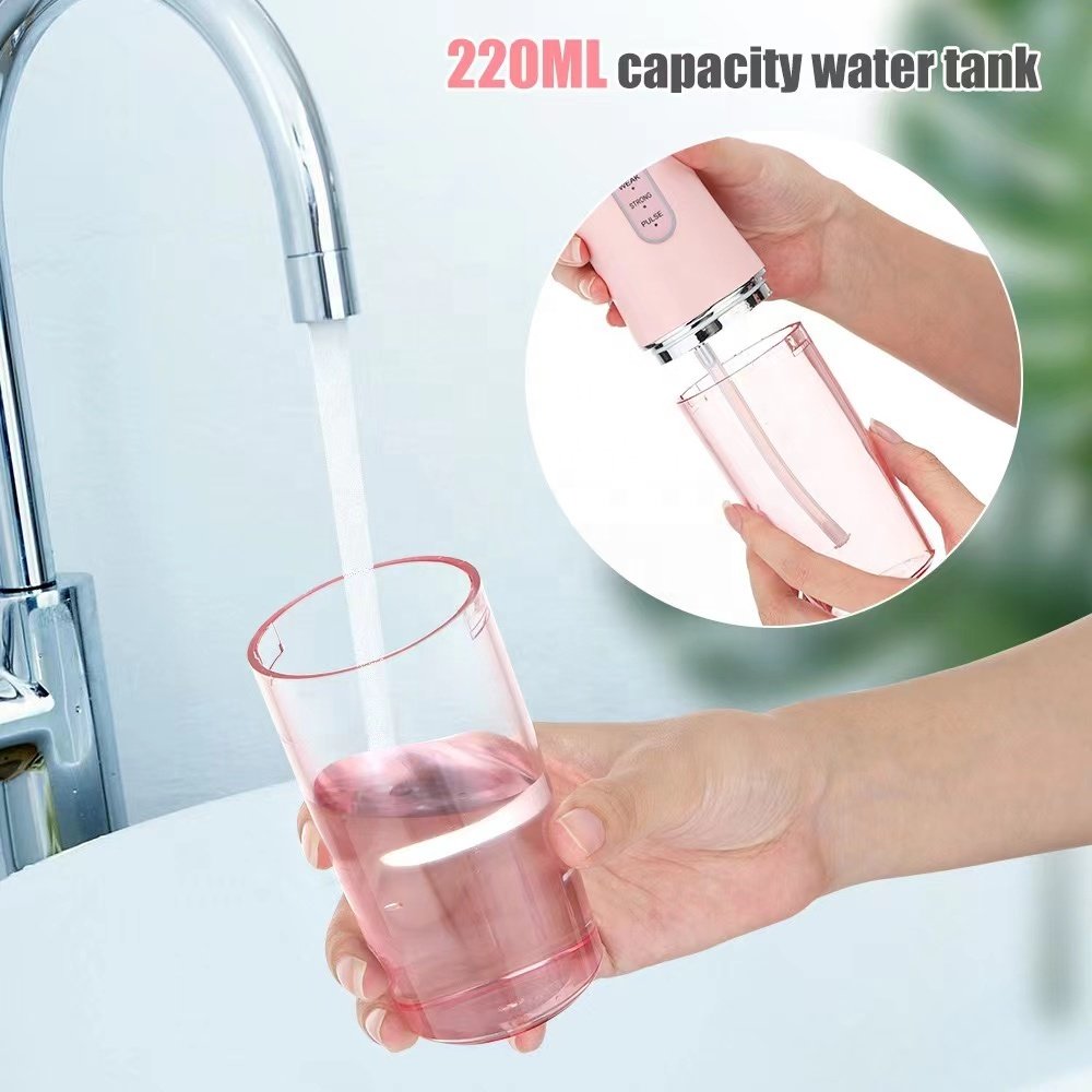 Usb Rechargeable Portable Dental Flusher Water Floss Electric Tooth Cleaner Smart Dental Scaler Mini Calculus Stain Remover