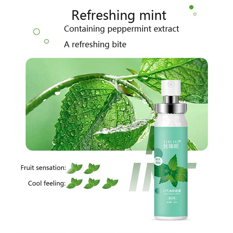 Portable Mouth Spray Refreshing Oral Care Long-Lasting Fragrance Fresh Breath Deodorant Fruit Flavor Mouth Freshener Spray