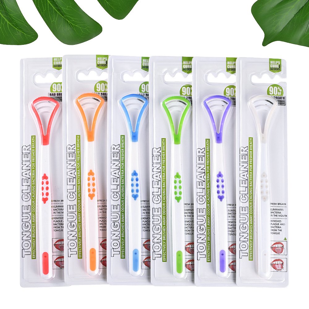 Quality Tongue Scraper Oral Hygiene Care Bad Breath Away Freshener Cleaner Copper Tongue Scraper teeth whitening